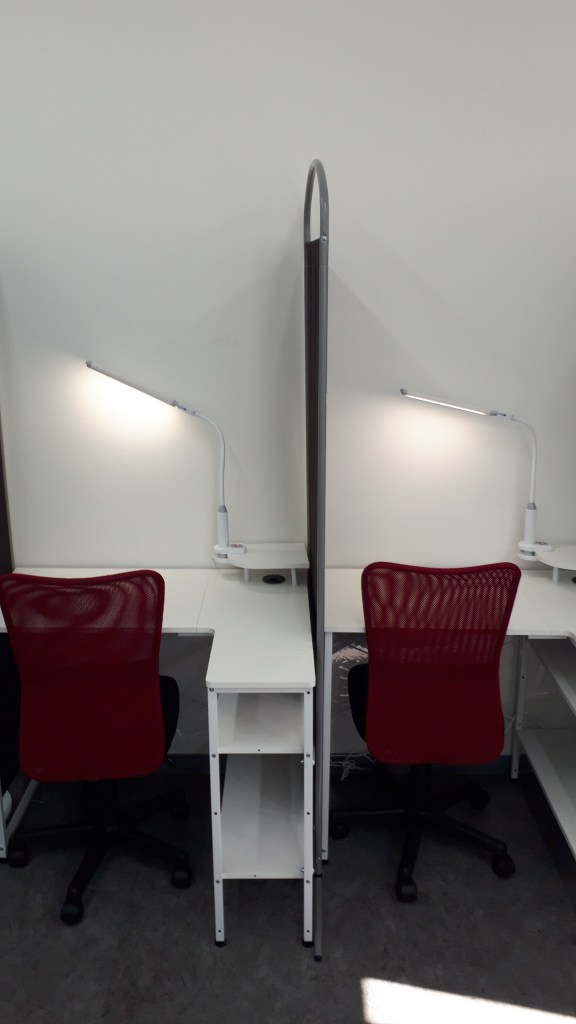 大学受験生には専用のスペースがあります。